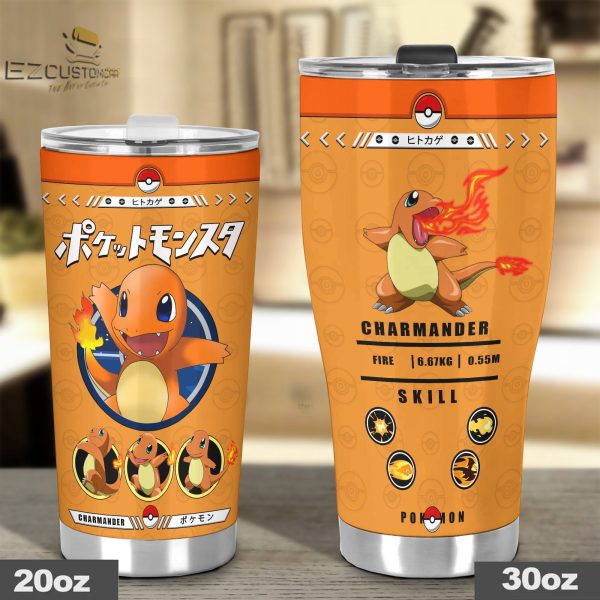 charmander travel mug ideal tumbler for your pokemon collections svmtu