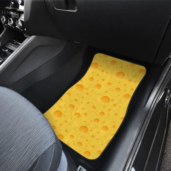 cheese pattern car floor mats pjc3x