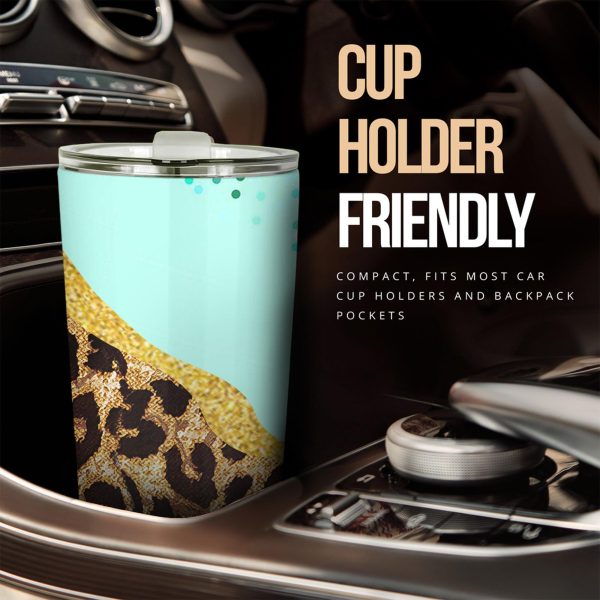 cheetah skin car tumbler cup custom cheetah car accessories q9fck