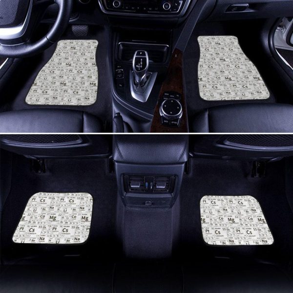 chemistry pattern car floor mats iiemk