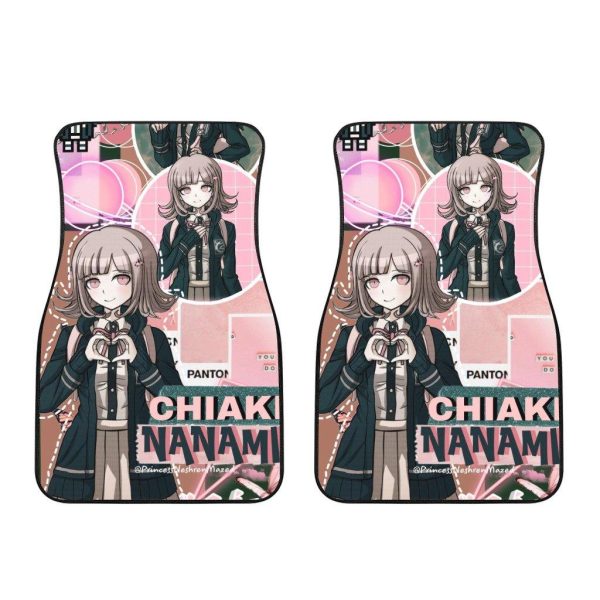chiaki nanami car floor mats danganronpa anime car accessories hwdz2