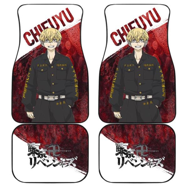 Chifuyu Car Floor Mats Custom Tokyo Revengers Anime Car Accessories