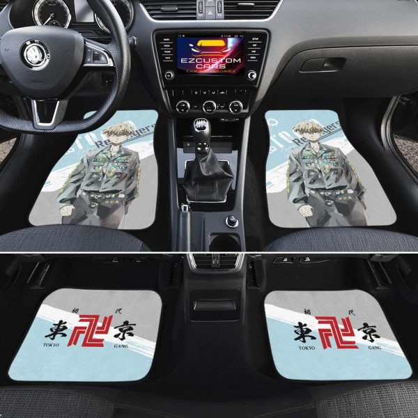 chifuyu car floor mats custom tokyo revengers anime car accessories znvmq