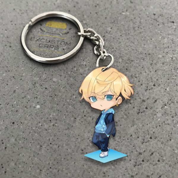 Chifuyu Matsuno Keychains Custom Tokyo Revenger Anime Car Accessories