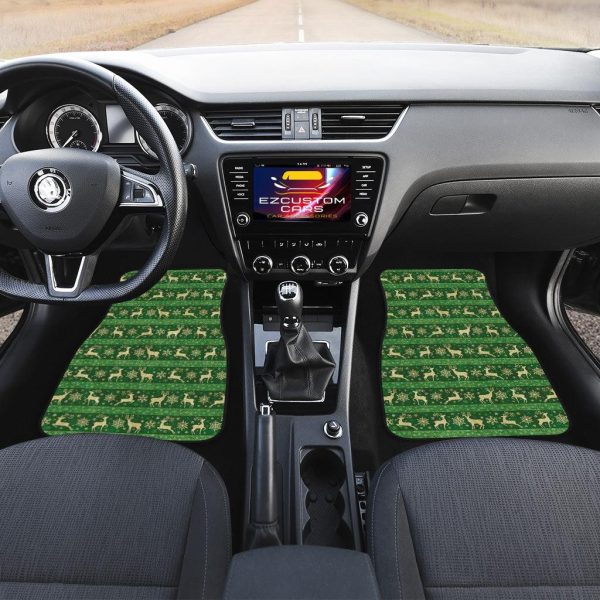 christmas car accessories custom car floor mats christmas deer pattern 5cllh