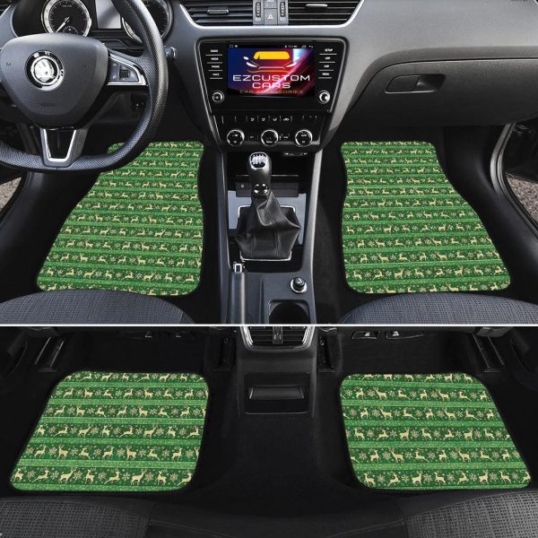 christmas car accessories custom car floor mats christmas deer pattern l76ai