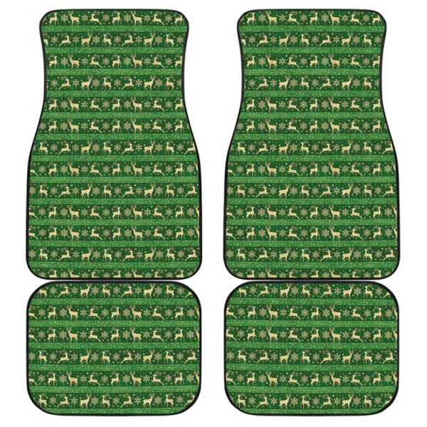Christmas Car Accessories Custom Car Floor Mats Christmas Reindeer