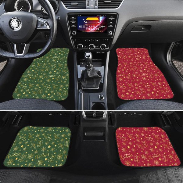 christmas car accessories custom car floor mats christmas pattern npmll