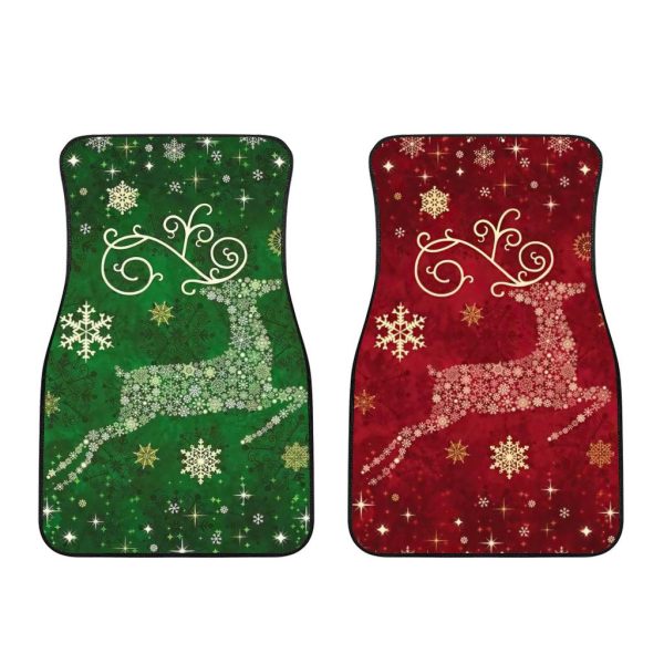 christmas car accessories custom car floor mats christmas reindeer ocn4n