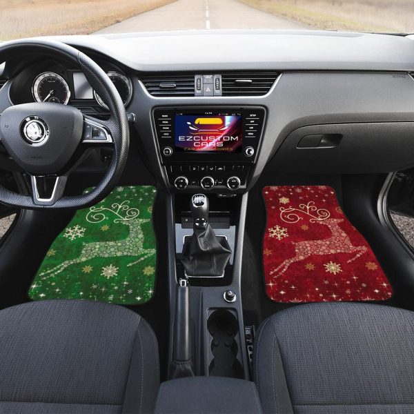 christmas car accessories custom car floor mats christmas reindeer t6bkt