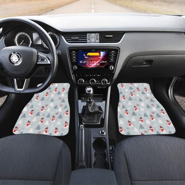 christmas car accessories custom car floor mats christmas snowmen pattern kfb0g