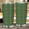Christmas Car Accessories Custom Car Tumblers Cup Christmas Pattern Blue