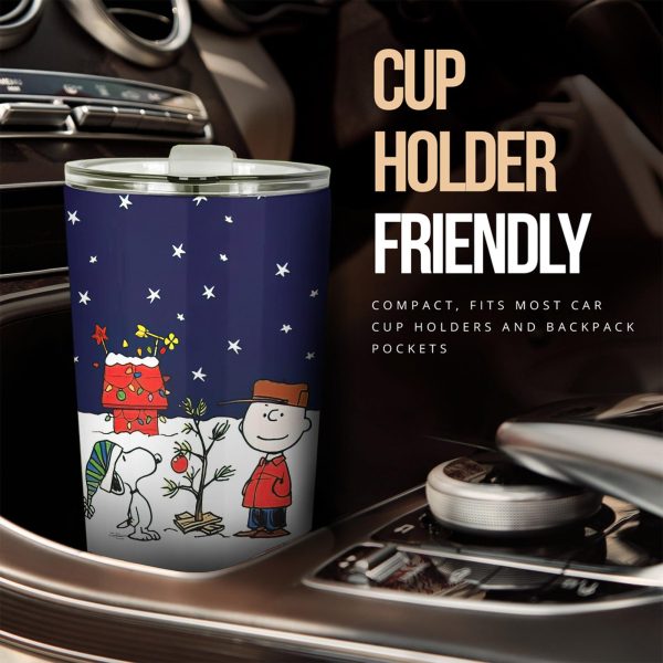 christmas car accessories custom car tumblers cup snoppy love ge1jr