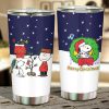 Christmas Car Accessories Custom Car Tumblers Cup Snoppy Love