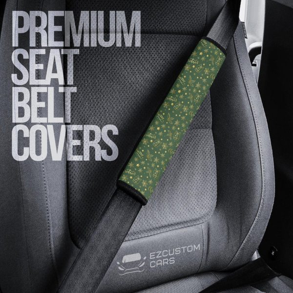 christmas car accessories custom seat belt covers christmas pattern blue uu0bk