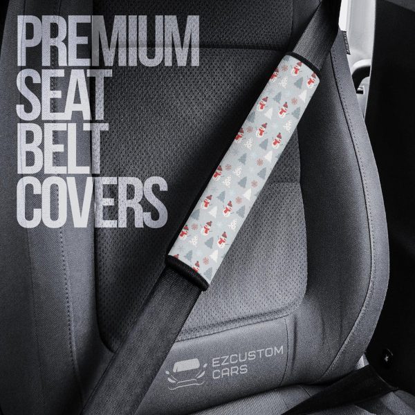 christmas car accessories custom seat belt covers christmas snowmen pattern juht0