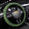 Christmas Car Accessories Steering Wheel Cover Christmas Deer Pattern