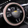 Christmas Car Accessories Steering Wheel Cover Knitted Christmas Pattern