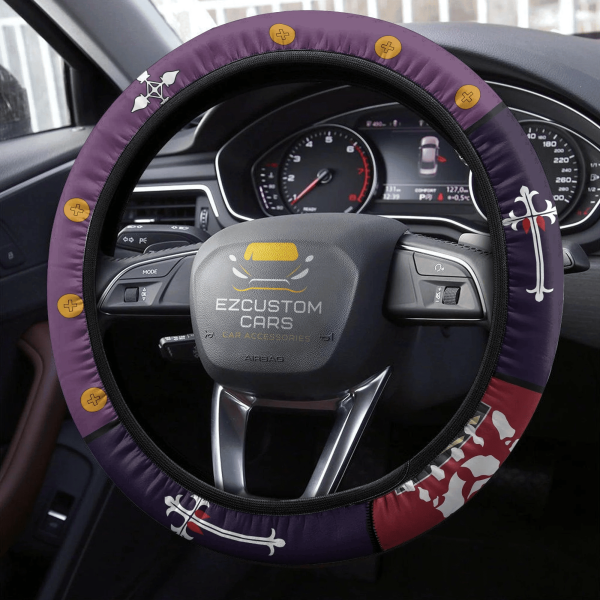 chrollo lucifer anime steering wheel cover custom anime hunter x hunter car accessories xyi4k