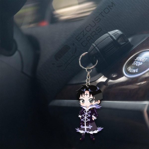 chrollo lucilfer keychains custom hunter x hunter car accessories b5ler