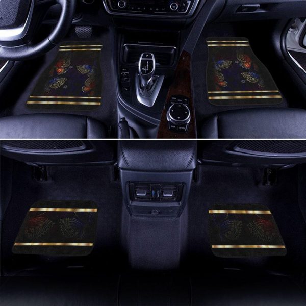 colorful butterflies car floor mats jpxyu