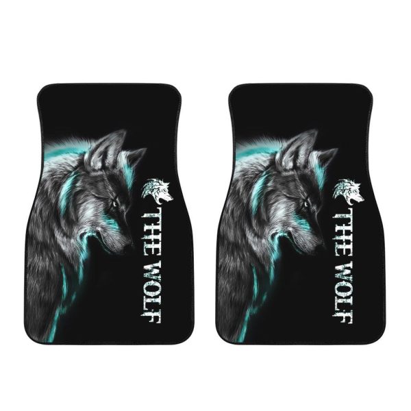 colorful wolf car floor mats custom animal car accessories cs8d1
