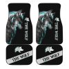 Colorful Wolf Car Floor Mats Custom Animal Car Accessories