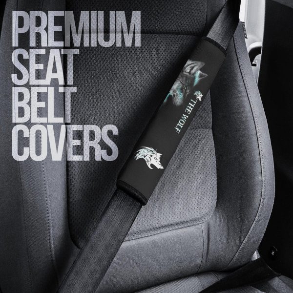 colorful wolf seat belt covers custom animal car accessories 0jel1