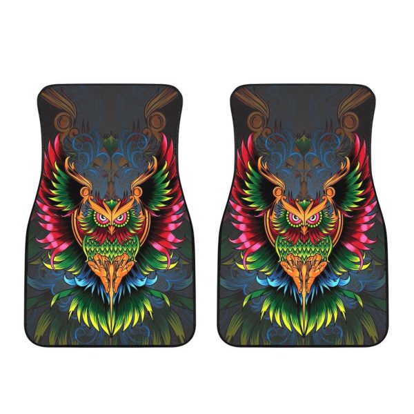 colourful owl car floor mats custom owl car accessories hn0ji