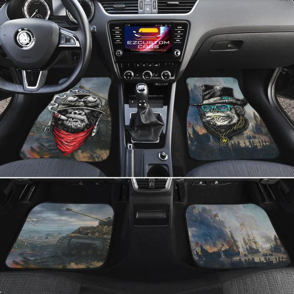 cool monkey car floor mats custom animal car accessories nfkph