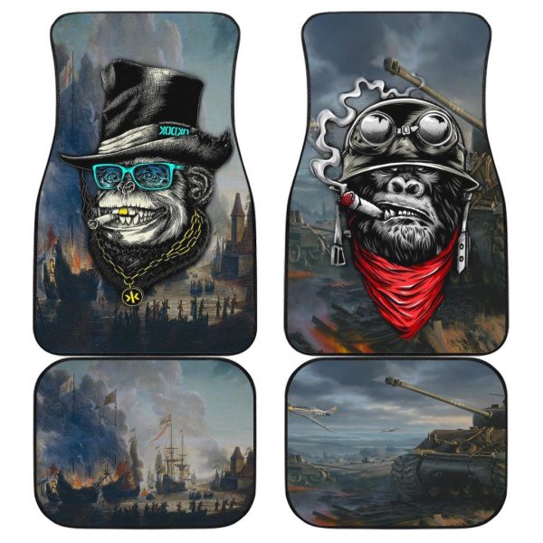 Rich Monkey Car Floor Mats Custom Animal Car Accessories