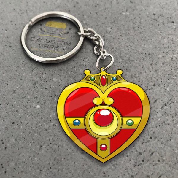 Eternals Compact Symbols Keychains Sailor Moon Anime Car Accessories