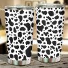 Cow Skin Stainless Steel Tumbler Custom Animal Car Accessories