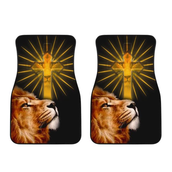 cross x lion car floor mats custom lion car accessories scksw