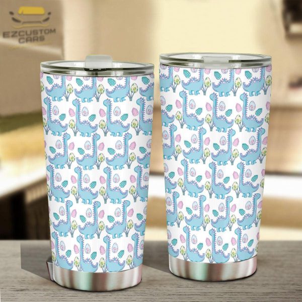 cute apatosaurus pattern car tumbler cup custom dinosaur car accessories akdln