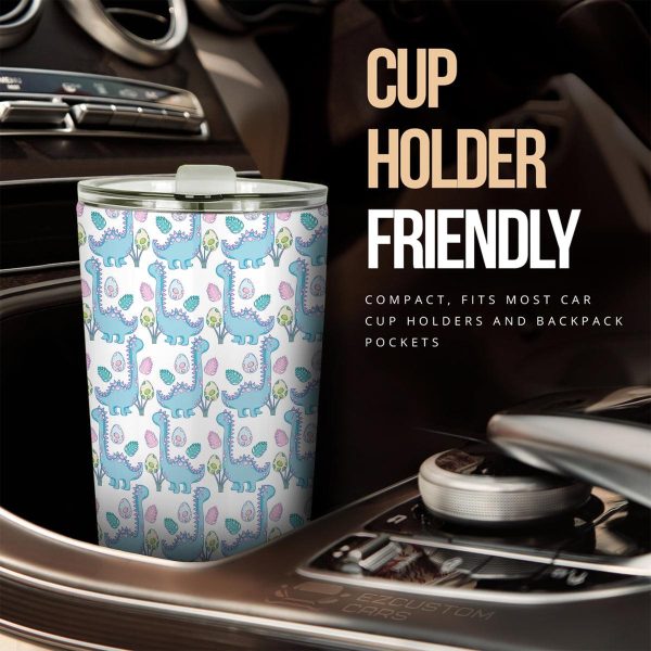 cute apatosaurus pattern car tumbler cup custom dinosaur car accessories kyvrl