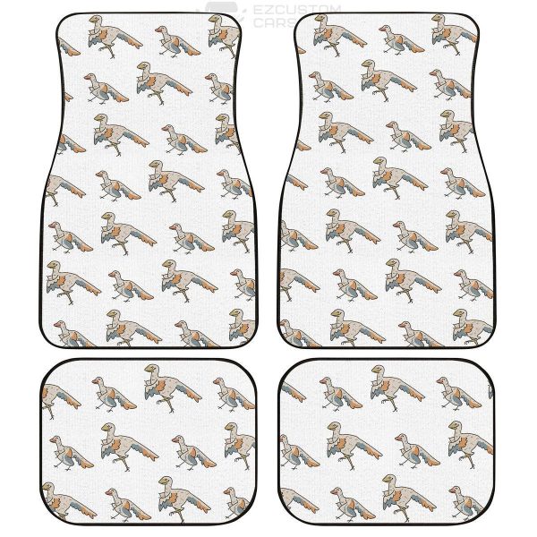 cute archaeopteryx pattern car floor mats custom dinosaur car accessories ayfxc