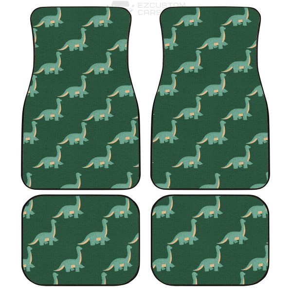 cute brachiosaurus dinosaur pattern car floor mats custom animal car accessories tqxjg