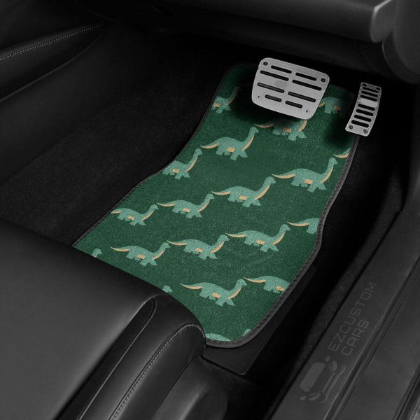 cute brachiosaurus dinosaur pattern car floor mats custom animal car accessories zm6nu