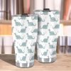 Cute Brachiosaurus Pattern Car Tumbler Cup Custom Dinosaur Car Accessories