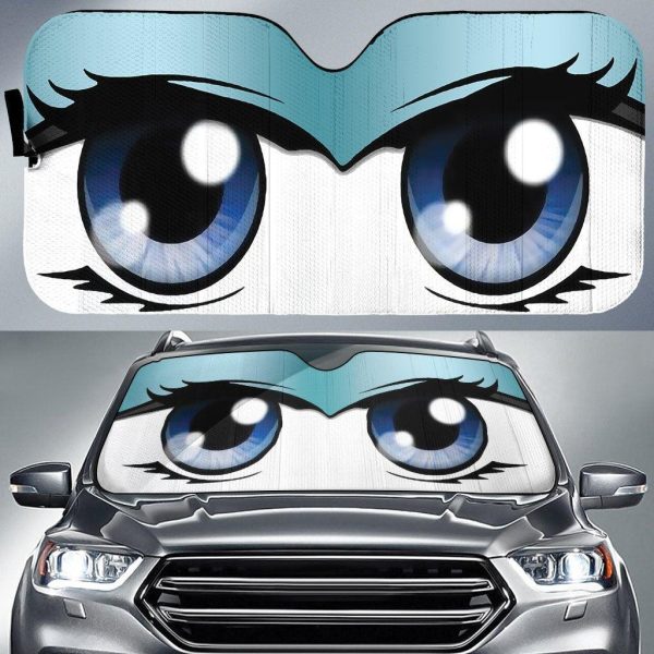 Cute Cartoon Eyes Custom Car Windshield Sunshades