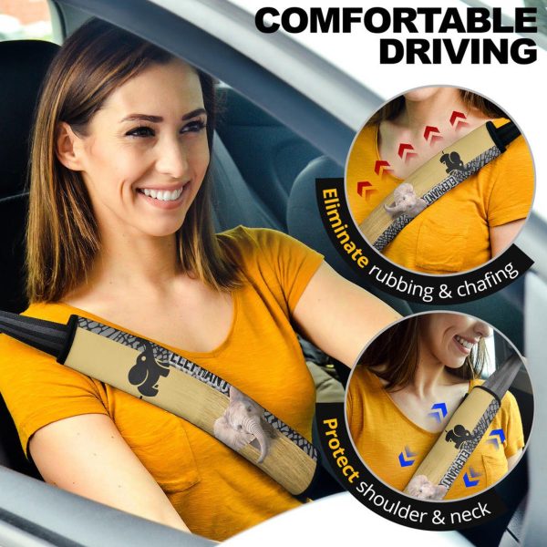 cute elephant seat belt covers custom elephant car accessories cm7o8