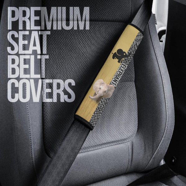 cute elephant seat belt covers custom elephant car accessories ektbt