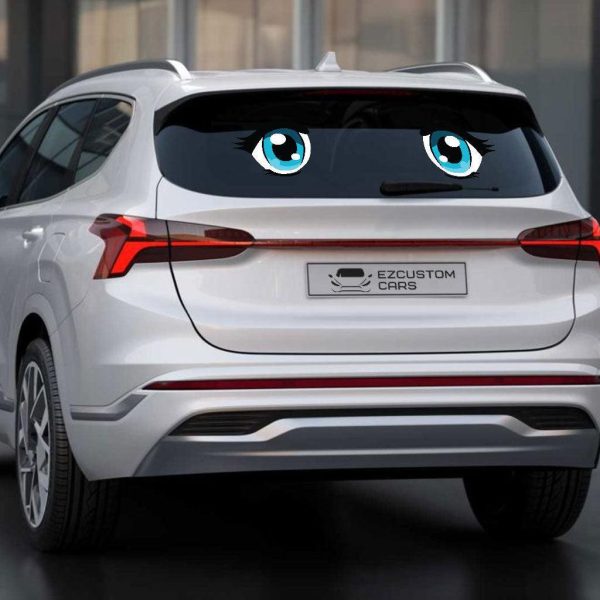 cute eyes car sticker custom cartoon car accessories 8tj4t