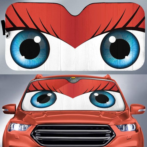 cute eyes cartoon car sunshade 8vkax