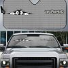 Cute Eyes Cartoon Tomo Funny Car Windshield Sun Shade