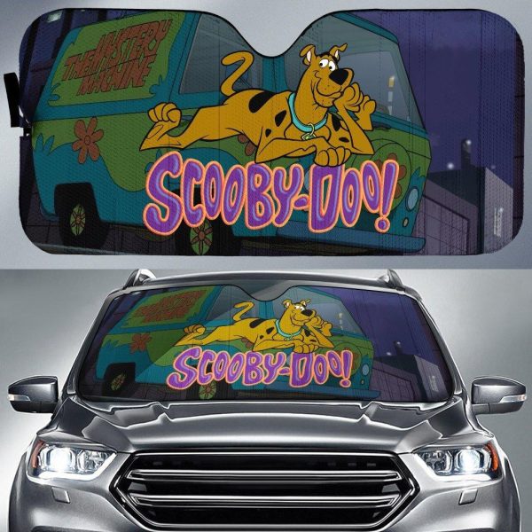 Cute Scooby-Do Car Sun Shade Fan Gift