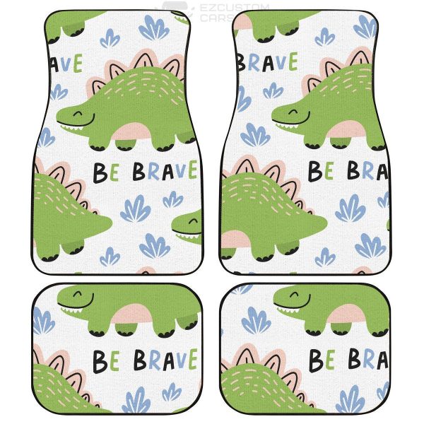 cute stegosaurus pattern car floor mats custom dinosaur car accessories e93l0
