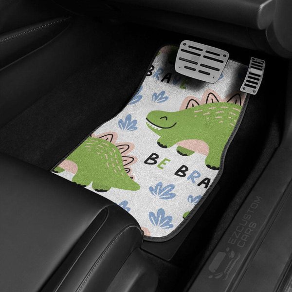cute stegosaurus pattern car floor mats custom dinosaur car accessories lvlxw