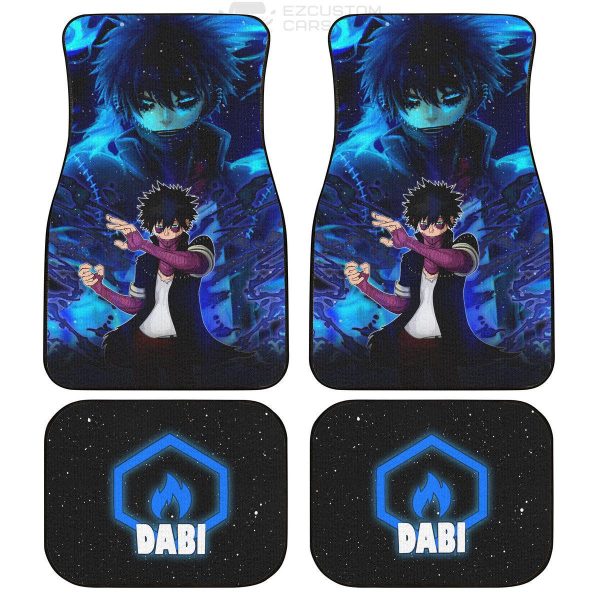 Dabi Car Floor Mats Custom My Hero Academia Anime Car Accessories